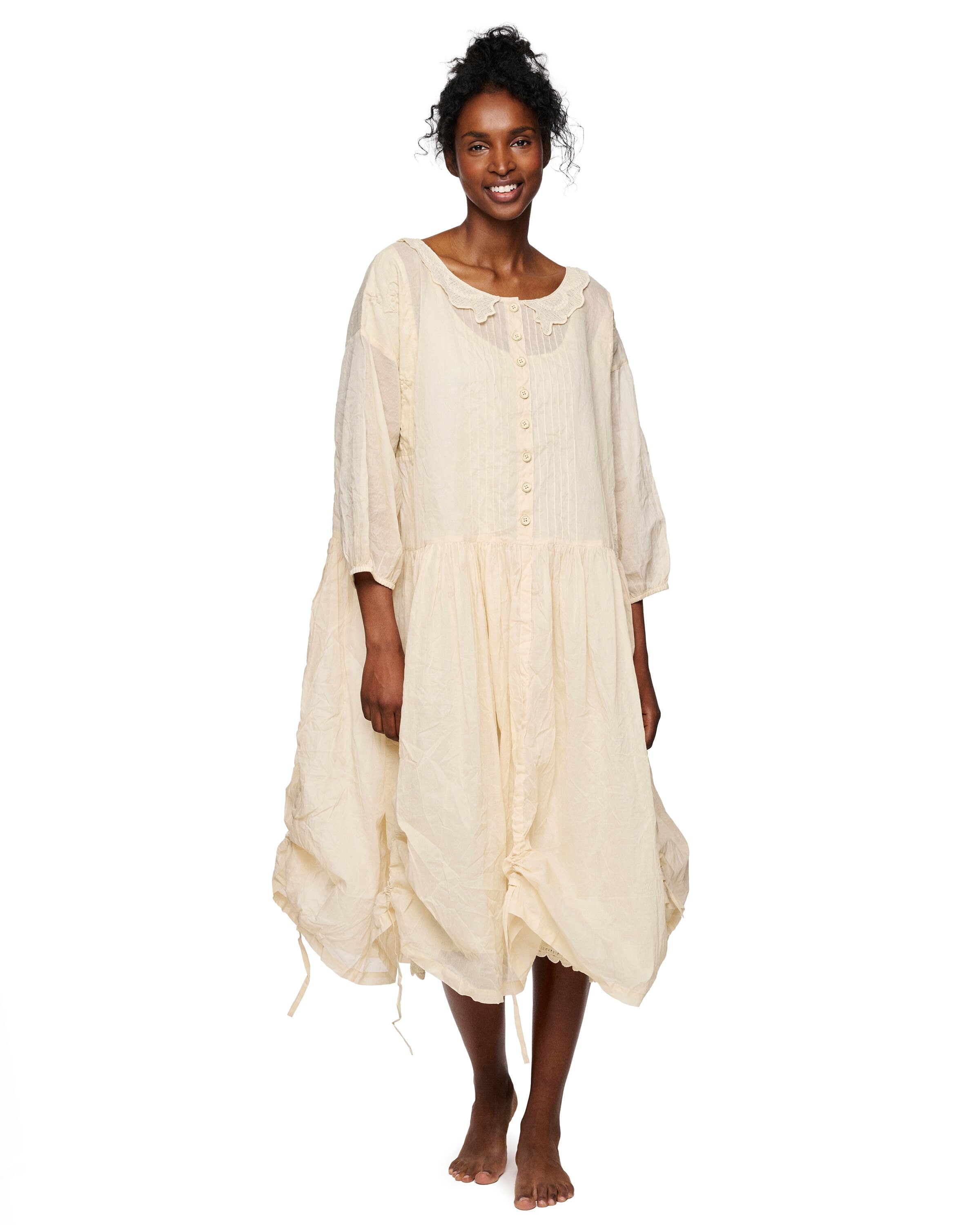 Unique Natural Materials Handcrafted Details Ewa i Walla Dresses